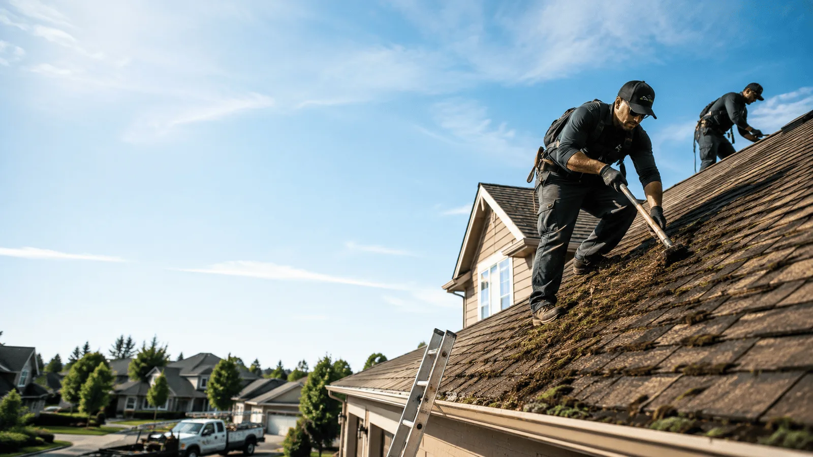 Roof Moss Removal in Belleville, MI near me